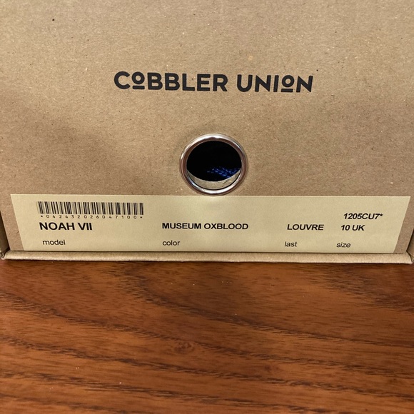 NIB Cobbler Union Noah, Museum Oxblood Size 10 - Picture 9 of 10